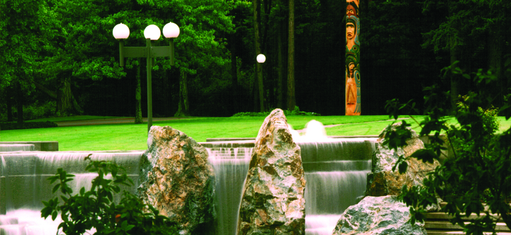 Fountain at UVIC